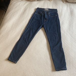 Everlane Ankle Jeans Dark Indigo Sz 26